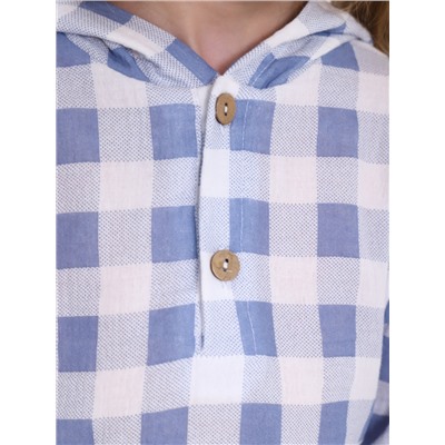 РБ017 Рубашка "Лето" (голубой)
