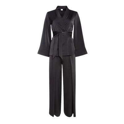 Комплект женский (жакет, брюки) MINAKU: Silk pleasure цвет черный, р-р 42