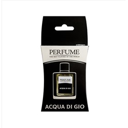 Ароматизатор-подвеска БУТЫЛОЧКА НА ШНУРОЧКЕ PERFUME (5мл) `Acqua di gio c пробником