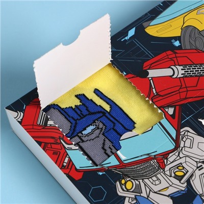 Подарочный набор носков адвент, 6 пар  "Трансформеры", Transformers, 14-16 см