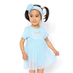 CWNG 40063-43 Боди-платье для девочки,голубой