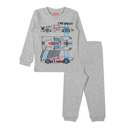 CAK 5392 Пижама для мальчика, серый меланж