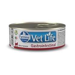 Корм влажный Vet Life Cat Gastro-Intestinal / при заболеваниях ЖКТ для кошек 85г