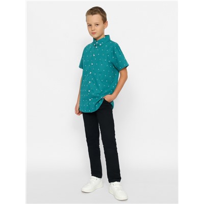 CWJB 63281-37 Рубашка для мальчика,зеленый