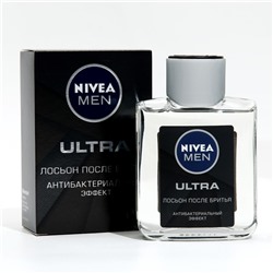 Антибактериальный лосьон после бритья Nivea for Men Ultra, 100 мл