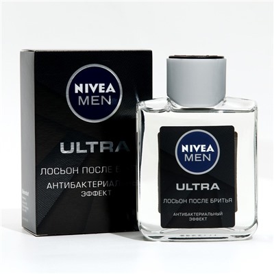 Антибактериальный лосьон после бритья Nivea for Men Ultra, 100 мл