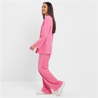 Комплект (жакет, брюки) женский MINAKU: Green trend цвет ярко-розовый, р-р 42