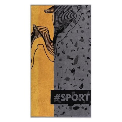 Полотенце махровое "Hashtag sport" (Хэштег спорт)