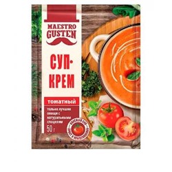 «Maestro Gusten», суп-крем томатный быстрого приготовления, 50 гр. KDV