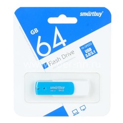 USB Flash  64GB SmartBuy Diamond синий 3.0