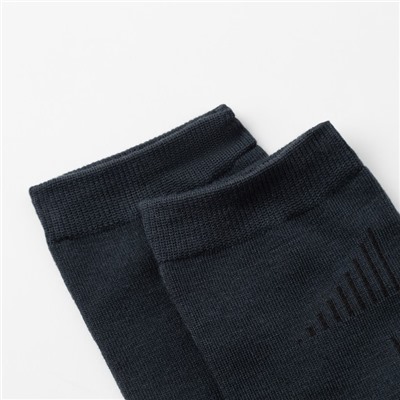 Носки мужские MINAKU «Бамбук», цвет чёрный, размер 40-41 (27 см)