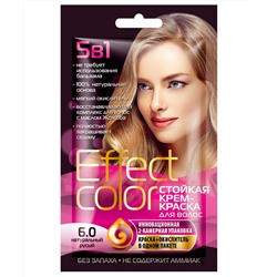 Cтойкая крем-краска для волос серии Effect Сolor, тон 6.0 натуральный русый