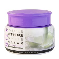FarmStay Осветляющий крем для лица / Milk Visible Difference White Cream, 100 г
