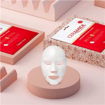 Тканевая маска для лица укрепляющая FarmStay Ceramide Firming Facial Mask