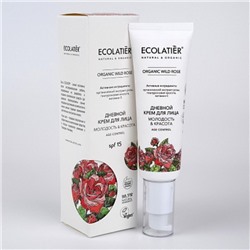 Дневной крем для лица Ecolatier ORGANIC WILD ROSE, 50 мл