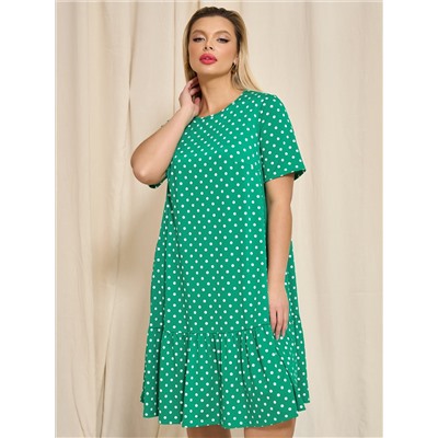 Платье 0028-14 ярко-зеленый