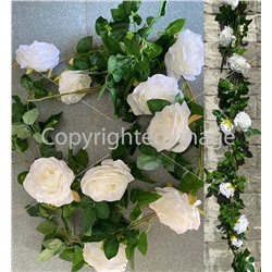 Лиана с розами 160см №2114