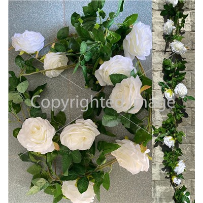 Лиана с розами 160см №2114