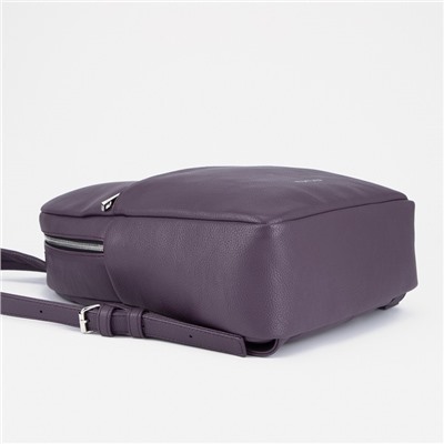 Сумка-рюкзак, 26*10*35, отд на молнии, н/карман, фиолетовый