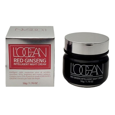 L’ocean Ночной крем для лица на основе красного женьшеня / Red Ginseng Intelligent Night Cream, 50 г