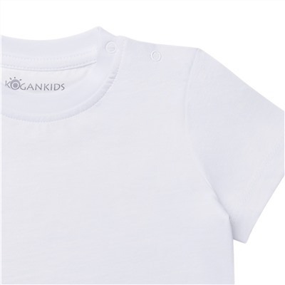 Белая футболка для мальчика