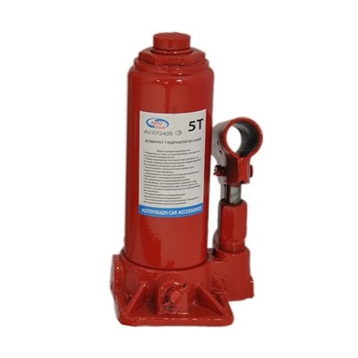 Домкрат бутылочный гидравлический  5т в кейсе (200-325мм) красный