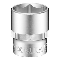 Головка 1/2 DR 11мм 6-ти гранная KORUDA