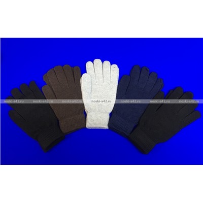 Фламинго перчатки женские гладкие с начесом ассорти арт 2131