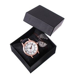 Подарочный набор 2 в 1 Best Friends: наручные часы и браслет, d-4 см