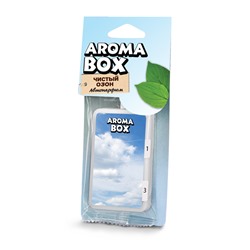 Ароматизатор-подвеска AROMA BOX (20гр) Чистый озон