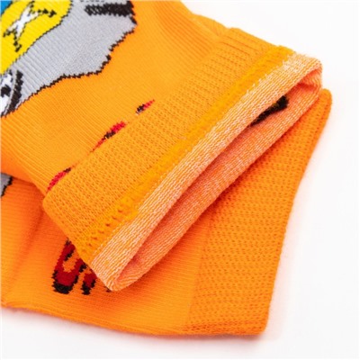 Носки детские Brawl Stars, цвет оранжевый, размер 14 (3-4 года)