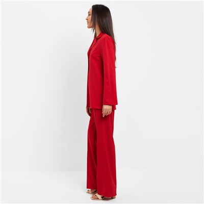 Комплект (жакет, брюки) женский MINAKU: Green trend цвет красный, р-р 42