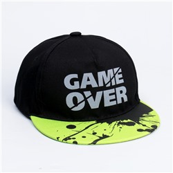 Кепка детская Game over, рр 54см