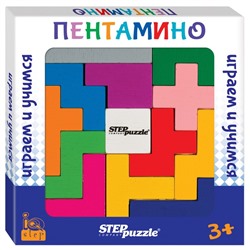 Развивающая игра из дерева "Пентамино"