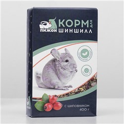 Корм "Пижон" для шиншилл, с шиповником, 400 г