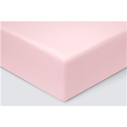 Простыня на резинке «Моноспейс», размер 90х200х23 см, цвет светло-розовый