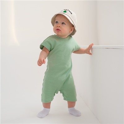 Песочник-футболка детский MINAKU, цвет зелёный, рост 62-68 см