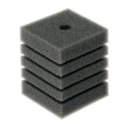 Губка прямоугольная для фильтра турбо № 7, 8 х 8 х 10 см, серая