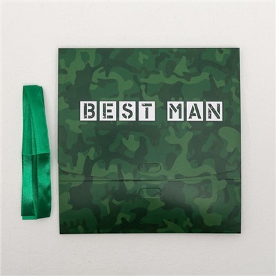 Коробка подарочная «Best man», 16,5 х 12,5 х 5 см