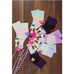 Носки для девочки однотонные (цвета в ассортименте)