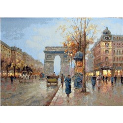 Картина "Вечерний Париж"