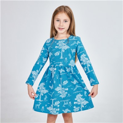 Голубое платье для девочки