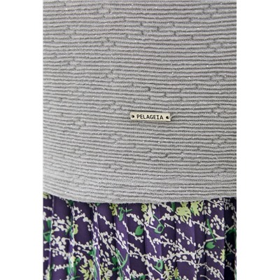 Блузка М5167 цвет св. серый