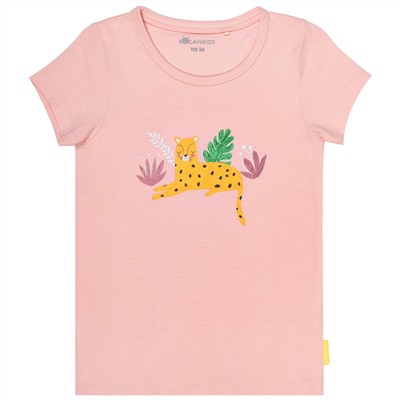 Розовая пижама для девочки "Леопард"