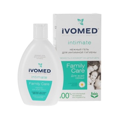 Нежный гель д/интимной гигиены IVOMED. Family Care с экстрактом Ромашки, 250 мл