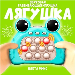 Развивающая игрушка «Лягушка» музыкальная, цвета МИКС