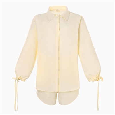 Комплект женский (блузка, шорты) MINAKU: Casual Collection цвет экрю, р-р 42