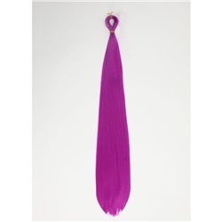 Термоволокно для точечного афронаращивания, 65 см, 100 гр, гладкий волос, цвет фиолетовый(#51Р)