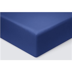 Простыня на резинке «Моноспейс», размер 90х200х23 см, цвет темно-синий