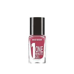 Лак для ногтей One minute gel тон 219 гранатовый, 10мл